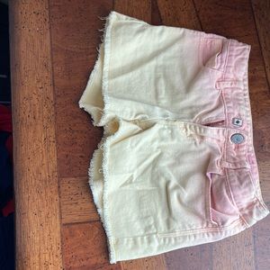 gap size 8 girls jean shorts